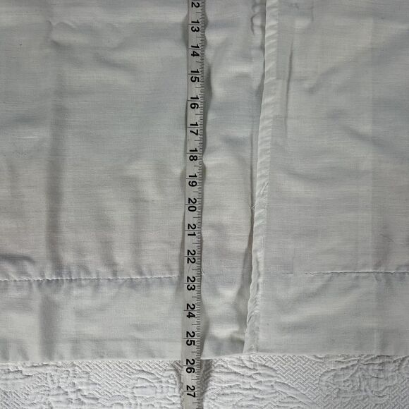 VTG JP Stevens Pillow Sham Pastel Stripe White Edge 80s Cotton 31"x26" Retro '82 - Picture 14 of 16